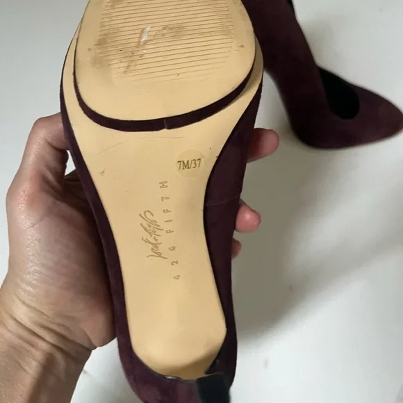 Lord and Taylor 424 Fifth burgundy/bordeaux shoes - Picture 3 of 6